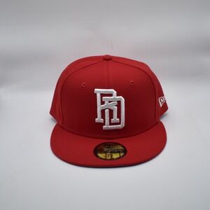 New Era 59FIFTY Dominican Republic WBC Baseball Fitted Hat Cap 7 3/8 Red NWT